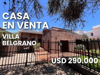 CASA EN VENTA 3 DORMITORIOS VILLA BELGRANO APTO BANCOR