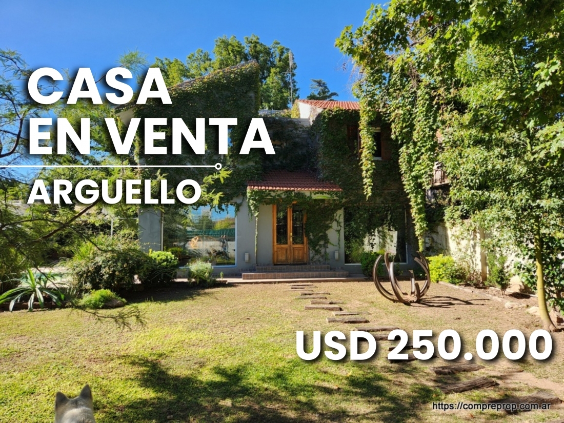 ARGUELLO CASA EN VENTA 3 DORMITORIOS MEJOR ZONA