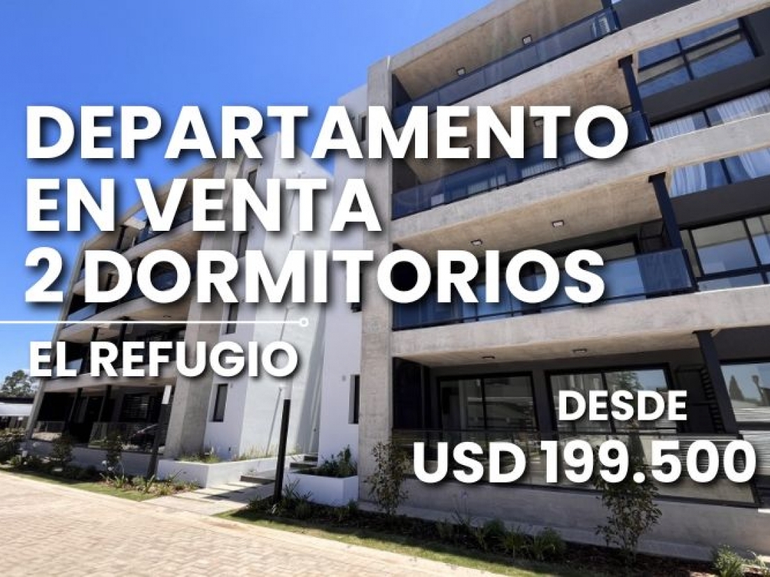 DEPARTAMENTO EN VENTA 2 DORMITORIOS ARGUELLO EL REFUGIO