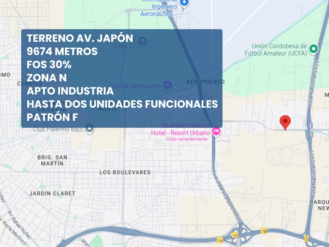 AV JAPN TERRENO INDUSTRIAL 1 HECTAREA