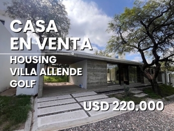 CASA HOUSING EN VENTA 3 DORMITORIOS 1 PLANTA VILLA ALLENDE GOLF