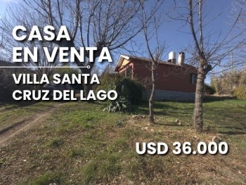 VENTA CASA DE CAMPO 2 DORMITORIOS  VILLA SANTA CRUZ DEL LAGO
