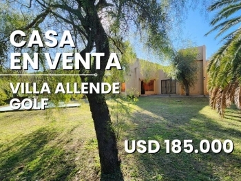 VILLA ALLENDE GOLF CASA VENTA ESTILO CAMPO 3 DORMITORIOS APTA CRDITO