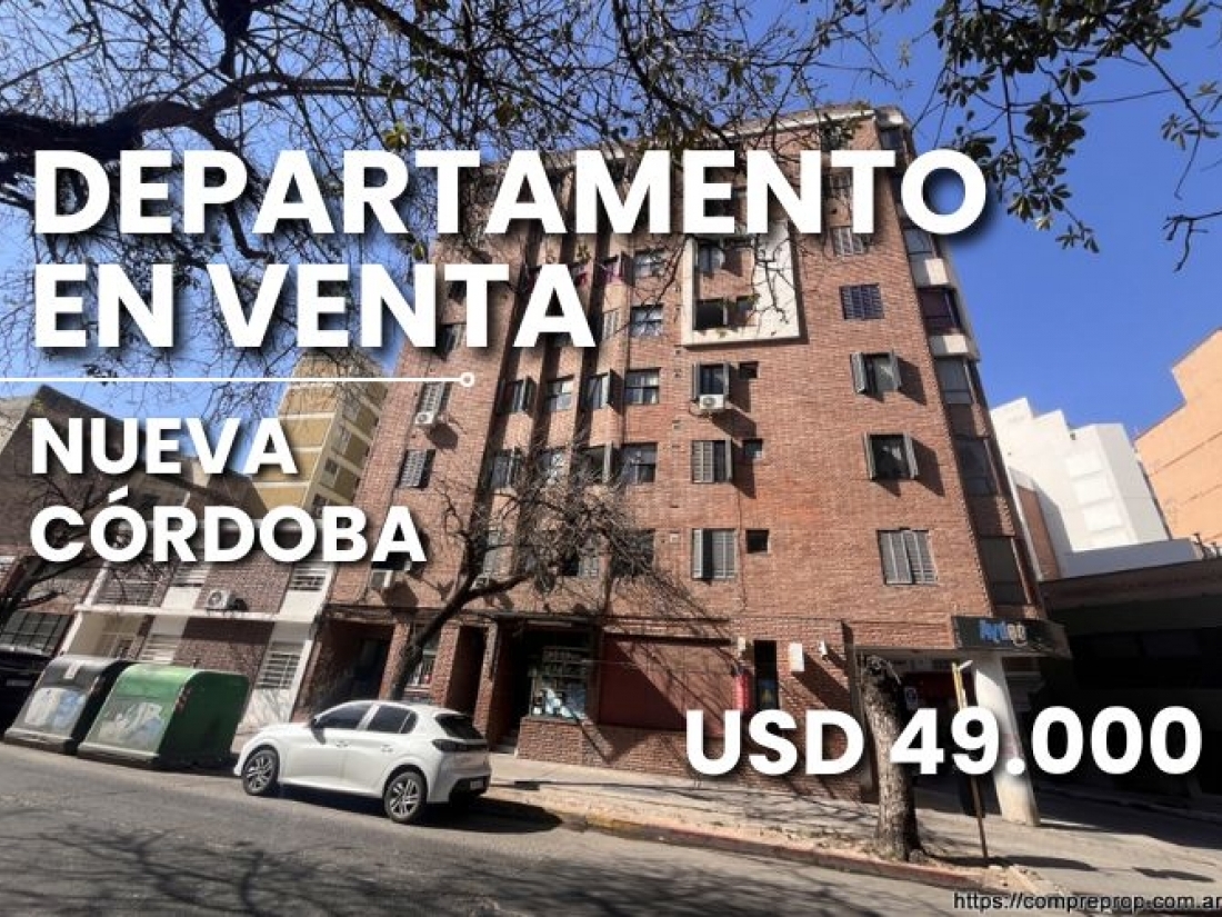 DEPARTAMENTO EN VENTA NUEVA CÓRDOBA 1 DORMITORIO