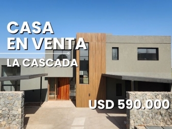 CASA EN VENTA 3 DORMITORIOS 3 SUITES FONDO GOLF LA CASCADA