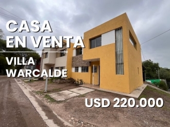 CASA EN VENTA 3 DORMITORIOS HOUSING VILLA WARCALDE CON JARDN Y PILETA