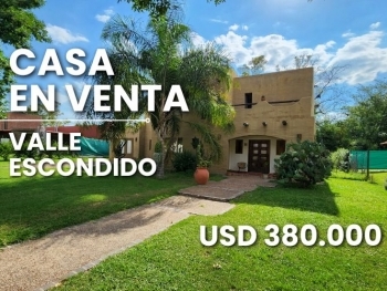 VALLE ESCONDIDO LOS CIELOS CASA EN VENTA 3 DORMITORIOS 