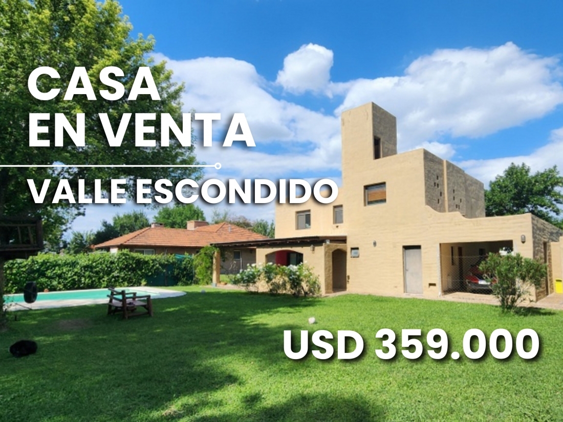 VALLE ESCONDIDO LOS CIELOS CASA EN VENTA 3 DORMITORIOS