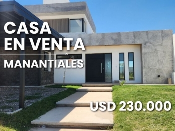 SOLARES DE MANANTIALES CASA EN VENTA 3 DORMITORIOS