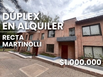 DPLEX EN ALQUILER 3 DORMITORIOS HOUSING RECTA MARTINOLLI