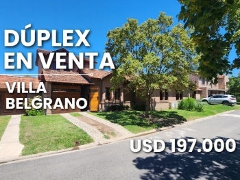 VILLA BELGRANO DUPLEX EN VENTA 3 DORMITORIOS UNA PLANTA