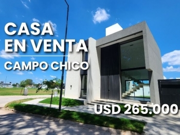 CAMPO CHICO ZONA SUR CASA EN VENTA 3 DORMITORIOS Y ESCRITORIO