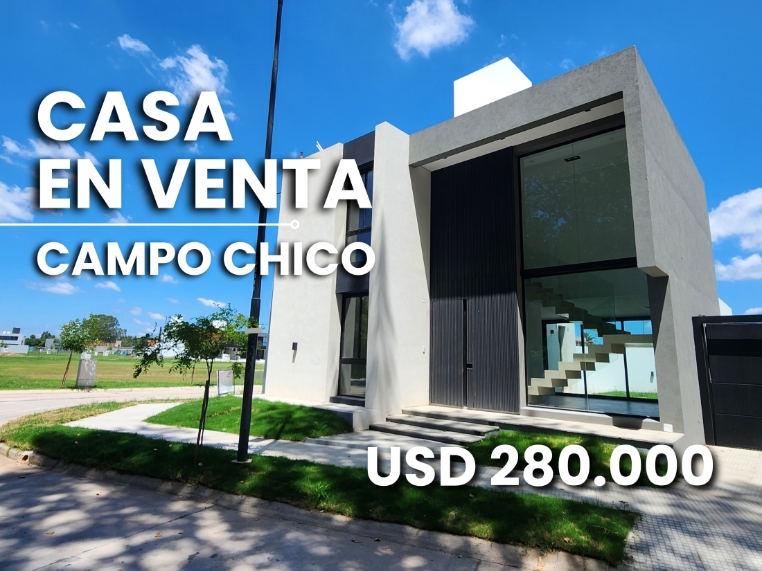 CAMPO CHICO ZONA SUR CASA EN VENTA 3 DORMITORIOS Y ESCRITORIO