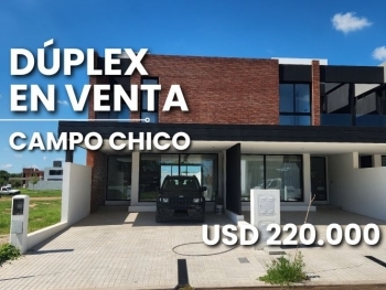 CAMPO CHICO ZONA SUR DPLEX EN VENTA 3 DORMITORIOS 