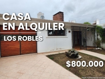 BARRIO LOS ROBLES CASA EN ALQUILER 3 DORMITORIOS