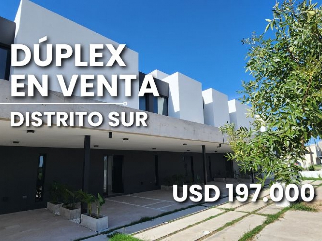 DISTRITO SUR DÚPLEX EN VENTA 3 DORMITORIOS PREMIUM