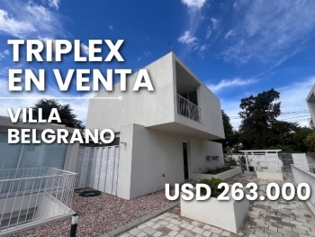 DUPLEX TRIPLEX HOUSING EN VENTA 3 DORMITORIOS VILLA BELGRANO