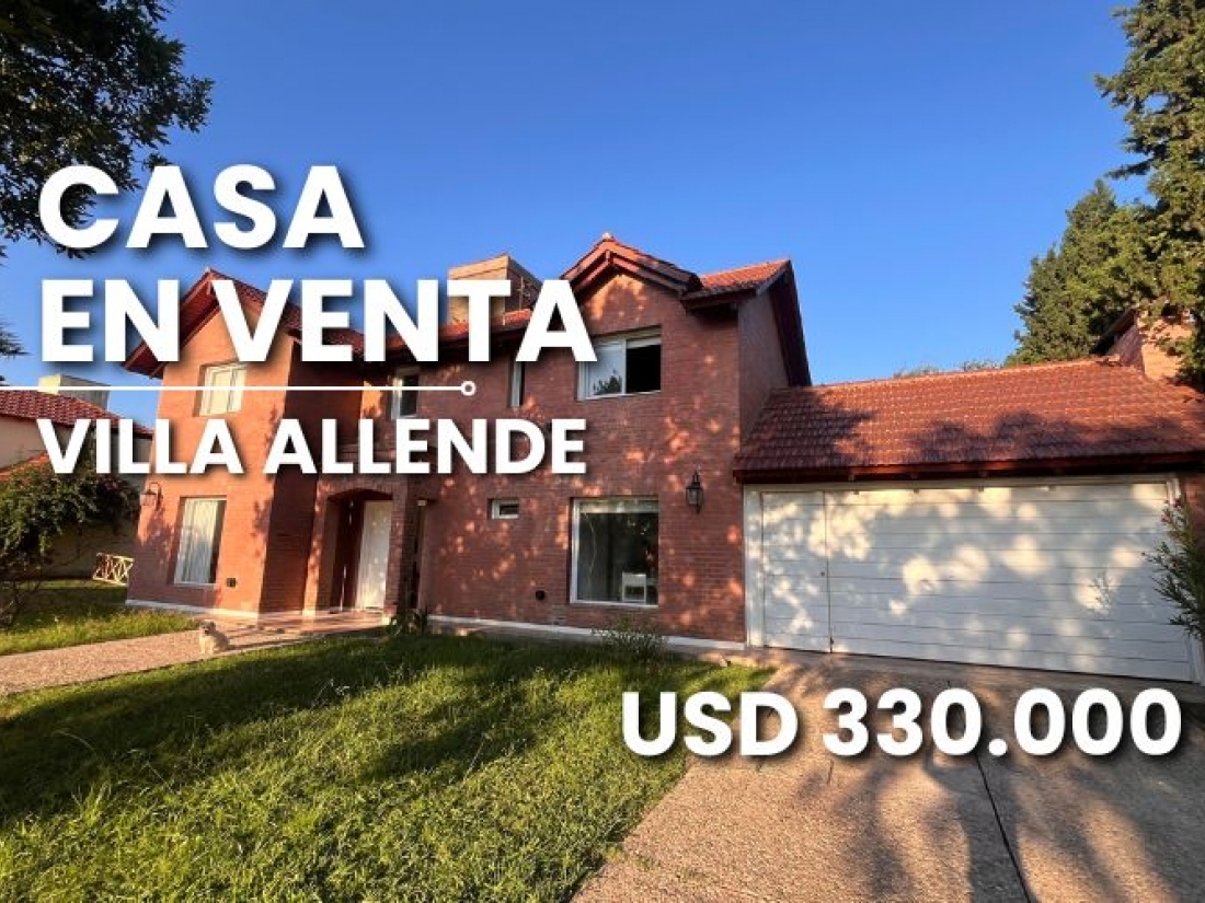 VILLA ALLENDE SAN ISIDRO CASA EN VENTA 4 DORMITORIOS APTA CREDITO