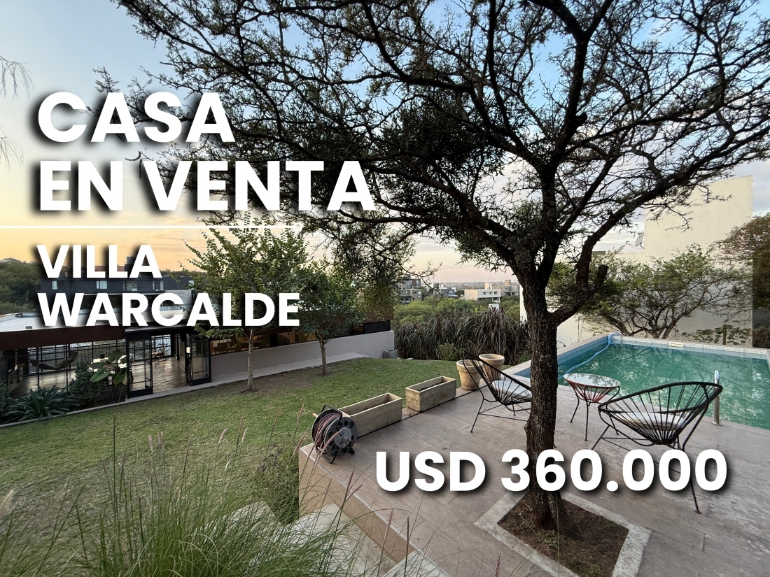CASA EN VENTA 3 DORMITORIOS BARRIO PRIVADO EL RODEO VILLA WARCALDE