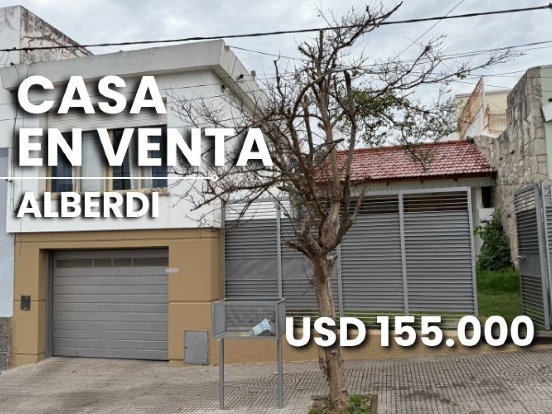 CASA EN VENTA ALBERDI 3 PROPIEDADES EN 1
