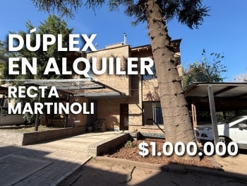 DUPLEX HOUSING EN ALQUILER 3 DORMITORIOS RECTA MARTINOLI