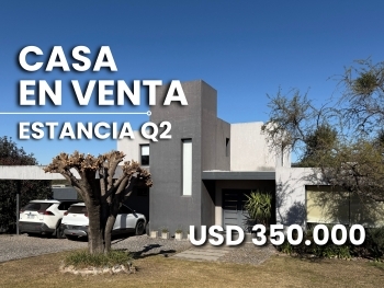 ESTANCIA Q2 CASA EN VENTA CENTRAL 3 DORMITORIOS