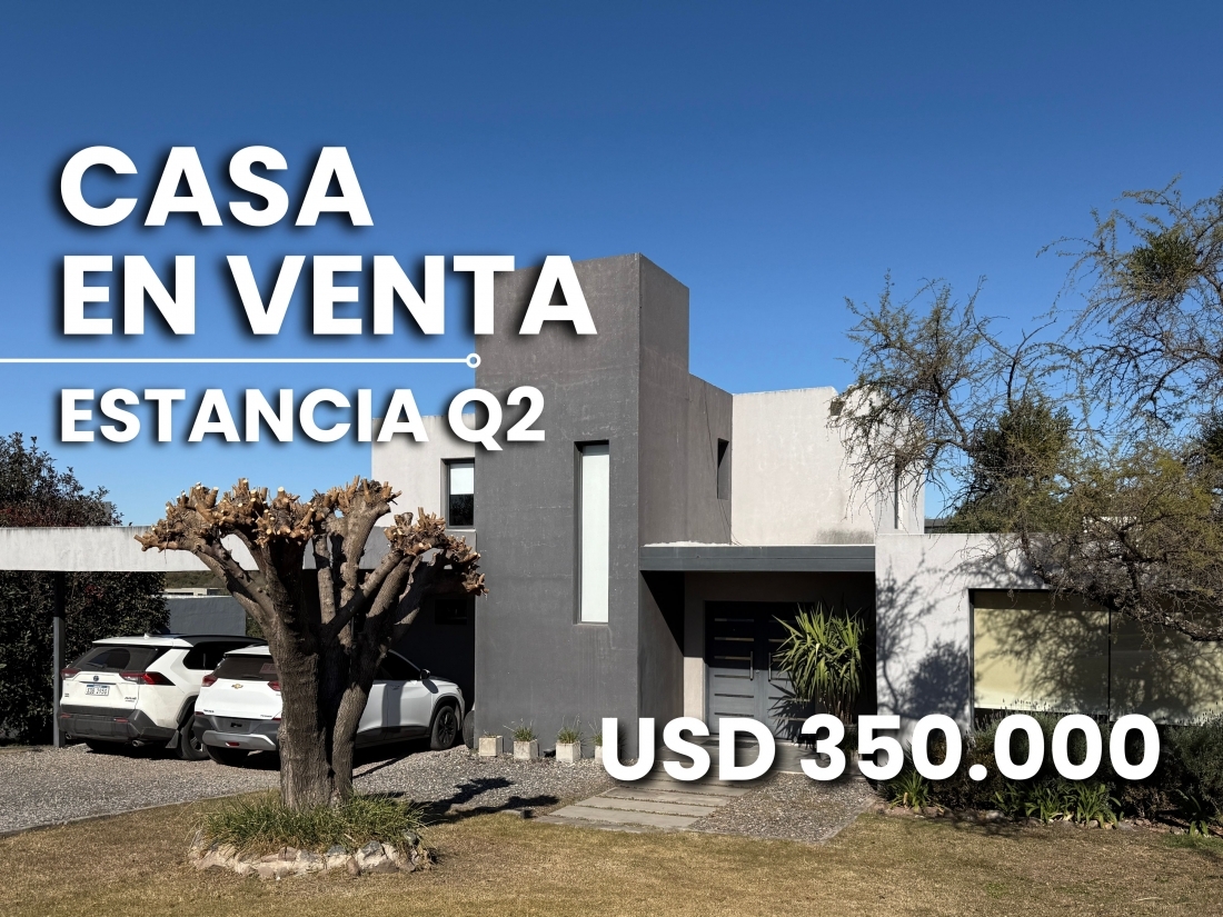 ESTANCIA Q2 CASA EN VENTA CENTRAL 3 DORMITORIOS