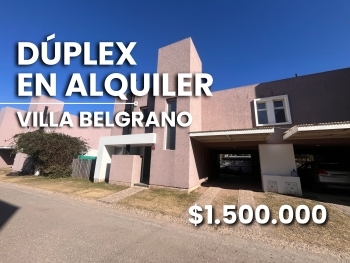 DUPLEX EN ALQUILER 3 DORMITORIOS VILLA BELGRANO