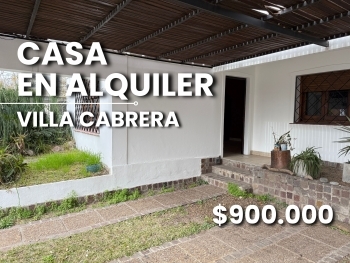 VILLA CABRERA CASA EN ALQUILER 3 DORMITORIOS