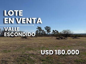JARDIN INGLES 2 VALLE ESCONDIDO LOTE EN VENTA