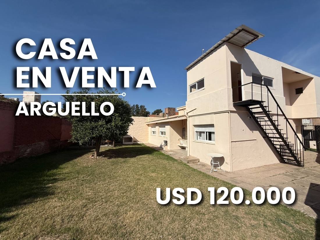 CASA EN VENTA 5 DORMITORIOS ARGUELLO LASALLE