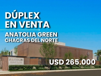 Duplex Housing Anatolia Green Chacras del Norte 3 Dormitorios