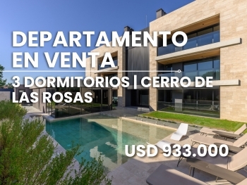 Departamento en Venta Puro Cerro 3 Dormitorios Cerro de las Rosas