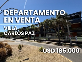 VILLA CARLOS PAZ DEPARTAMENTO EN VENTA 3 DORMITORIOS LAKE 360