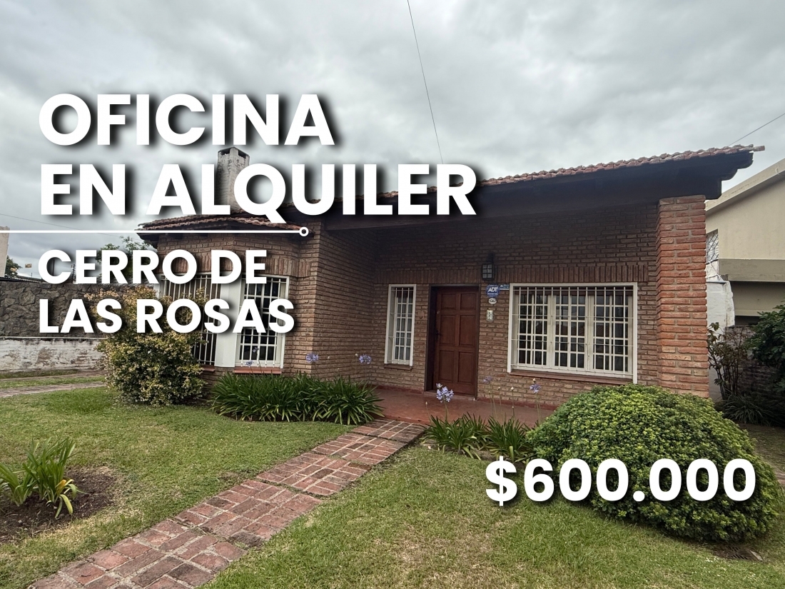 OFICINA EN ALQUILER CERRO DE LAS ROSAS