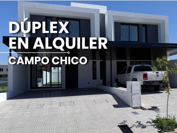 ALQUILER EN CAMPO CHICO ZONA SUR D�PLEX DE 3 DORMITORIOS 