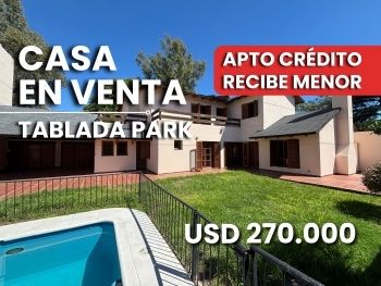 CASA EN VENTA TABLADA PARK 4 DORMITORIOS APTO CREDITO RECIBE MENOR