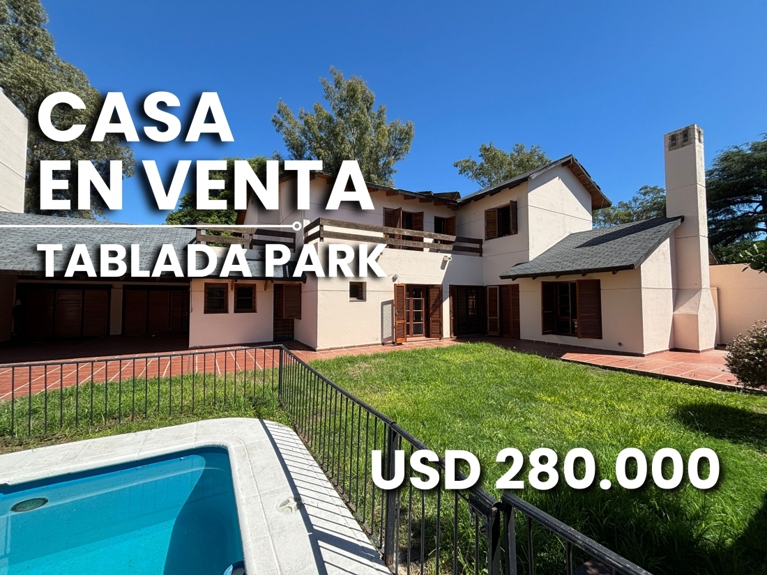 CASA EN VENTA TABLADA PARK 4 DORMITORIOS APTO CREDITO