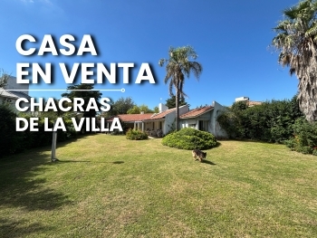 CASA EN VENTA CHACRAS DE LA VILLA 3 DORMITORIOS VILLA ALLENDE