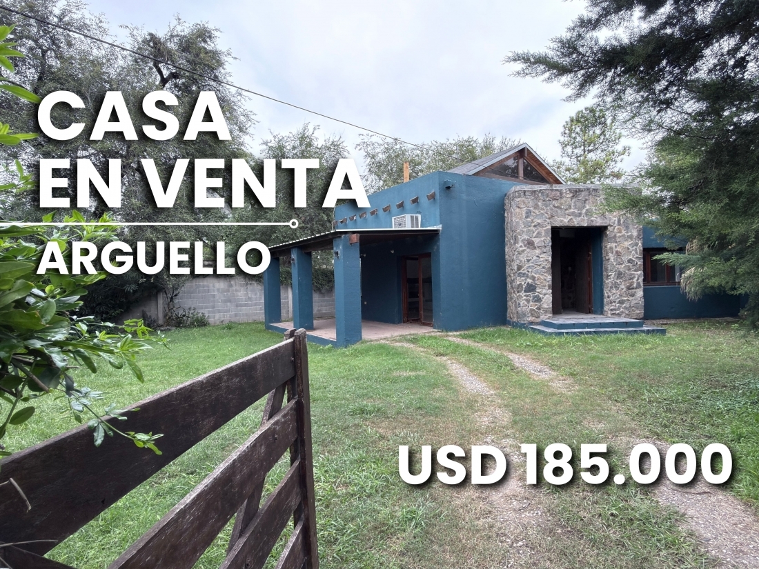 CASA EN VENTA HOUSING ARGUELLO 3 DORMITORIOS CON PILETA