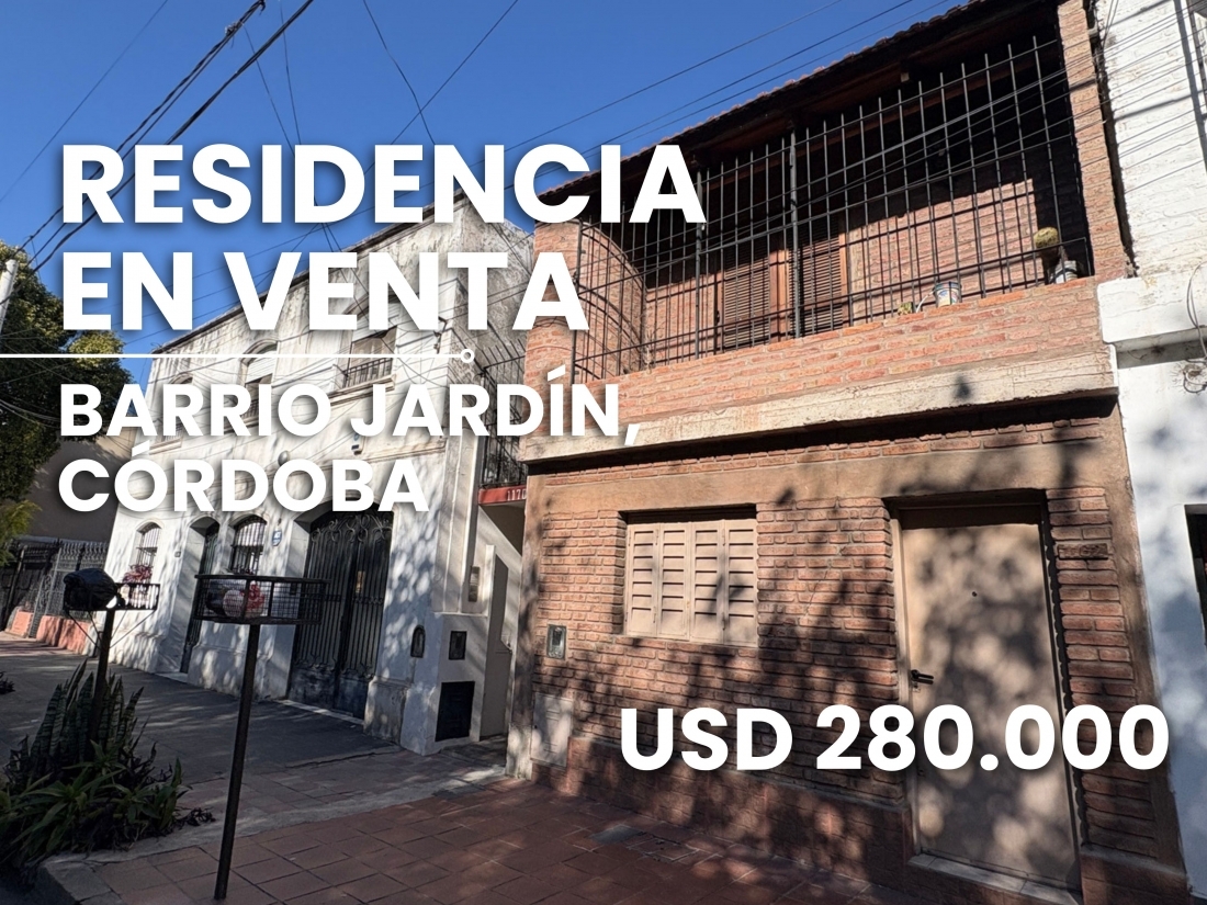 RESIDENCIA ESTUDIANTIL UNIVERSITARIA EN VENTA BARRIO JARD�N