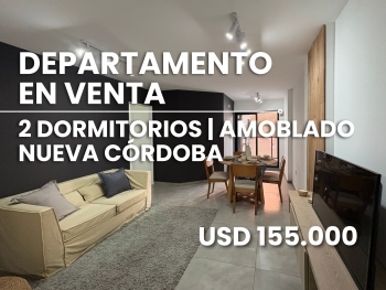 DEPARTAMENTO EN VENTA-NUEVA C�RDOBA | 2 DORMITORIOS-AMOBLADO